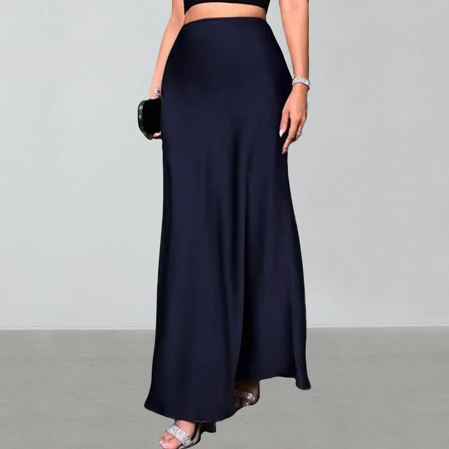 Women Elegant Color Block Solid Color Skirt for Women Female Clothing Woman Clothes Women's Fashion Bottom Wear for Woman