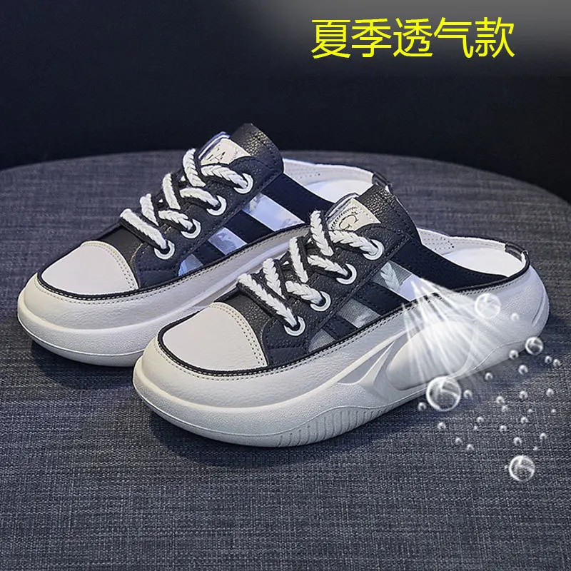 New Summer Women And Girls Shoes Fashion How-Cuts Breathable Female Sneakers Size 35-40