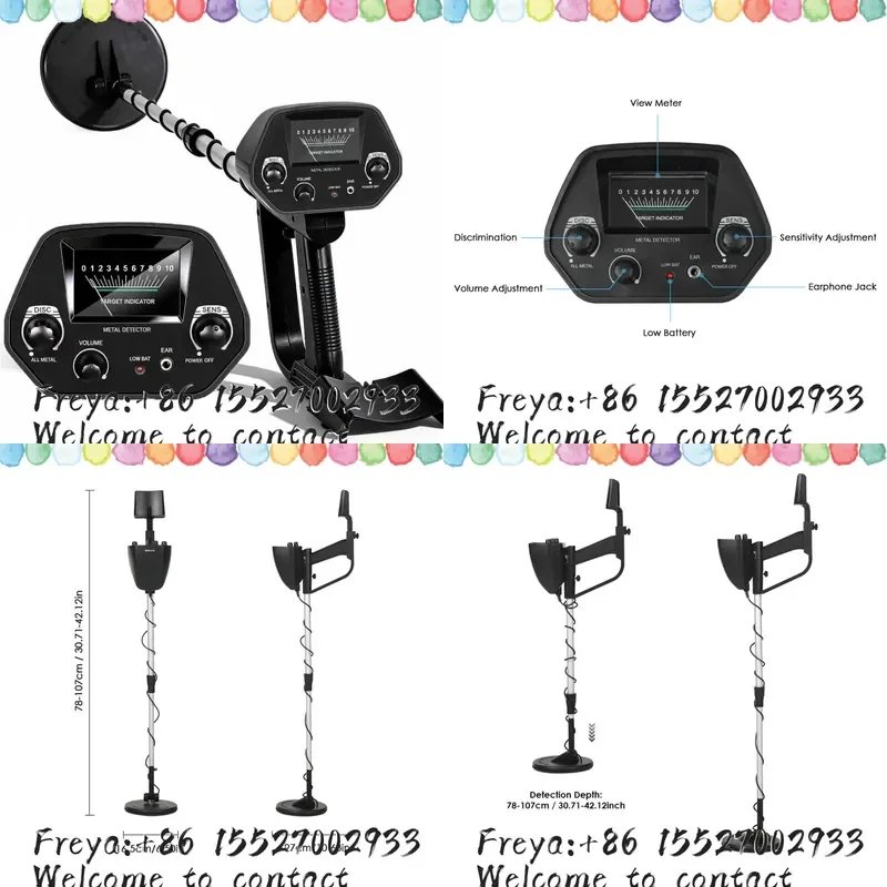 Underground Metal Detector Detection Instrument Archaeological Treasure Hunter Gold Silver MD4030