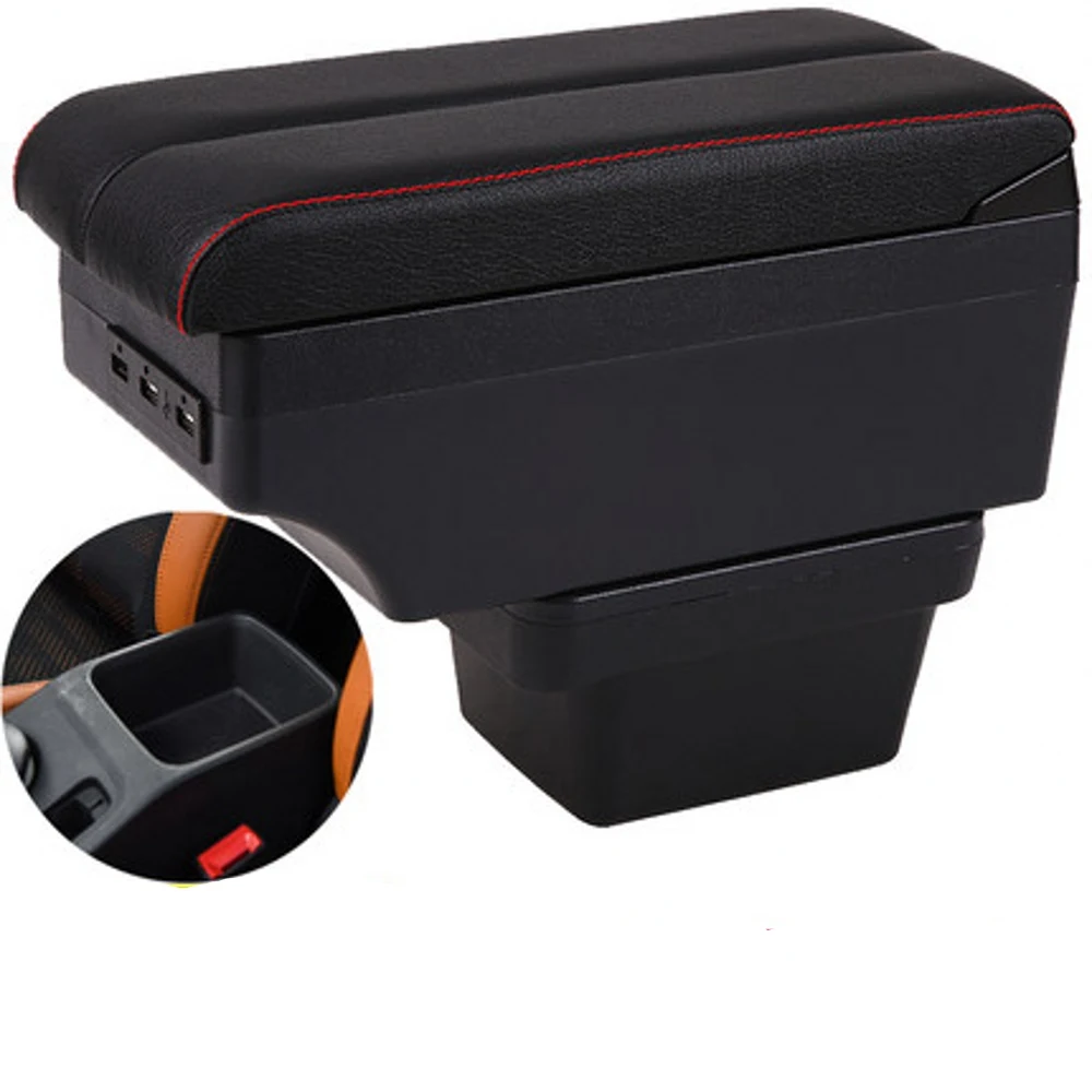 For Chery Tiggo 3X armrest box central content box interior Armrests Storage with USB interface