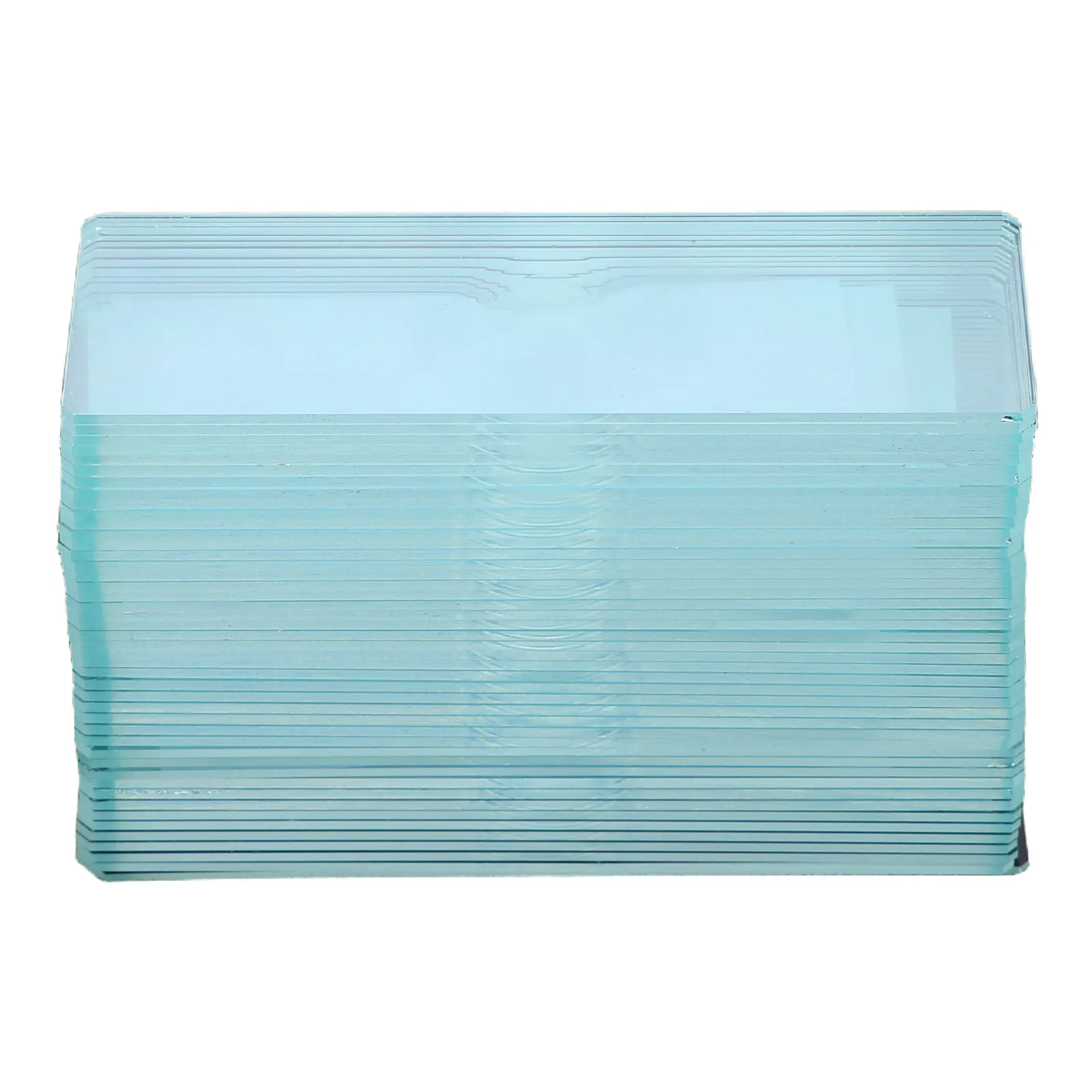 50 Pcs Concave Slides for Microscope Glass Aquatic Specimen Laboratory Specimens