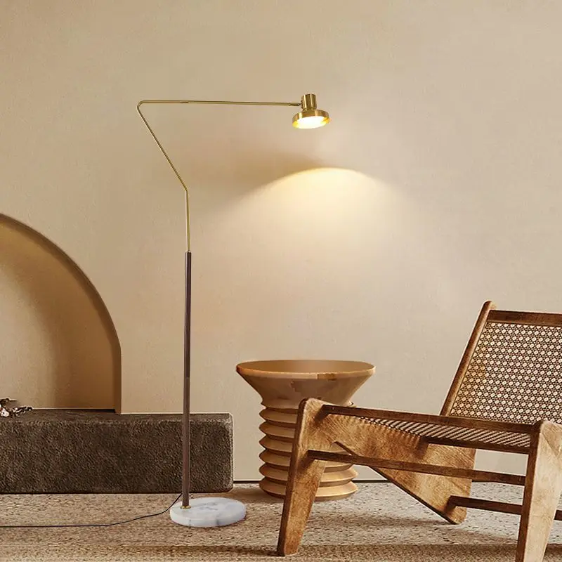 

Floor Lamp Light Luxury Designer High-end Sense Vertical Floor Lamp Living Room Bedroom Atmosphere Decoration Table