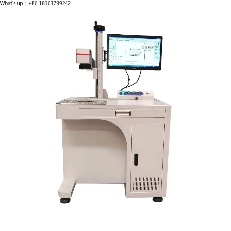 

Desktop Fiber Las er Marking Machine for Metal Materials Such As Iron Stainless Steel Aluminum Etc