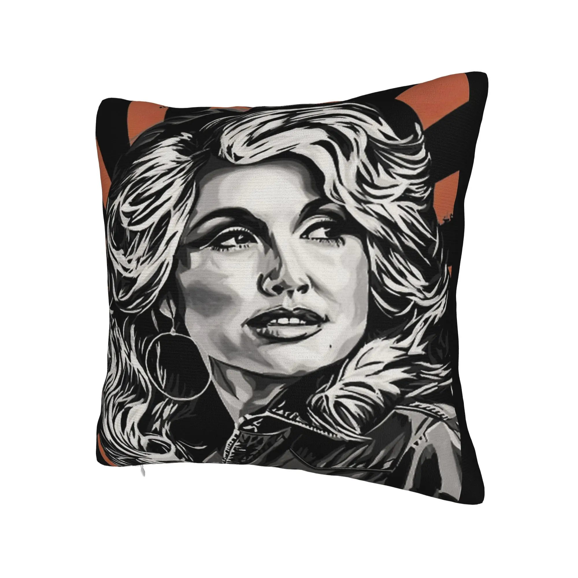 Decorative Pillowcase RIP Dolly Parton Stuff Bed  Pillow Case Cover Zippered Multi-Size