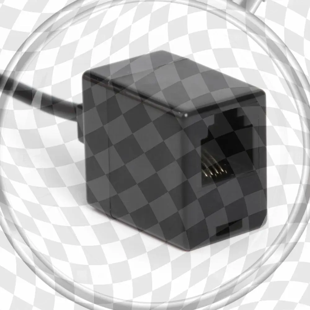 

Headset Adapter Cable Ethernet RJ45 8P8C Male Plug to RJ11 6P4C Female Socket