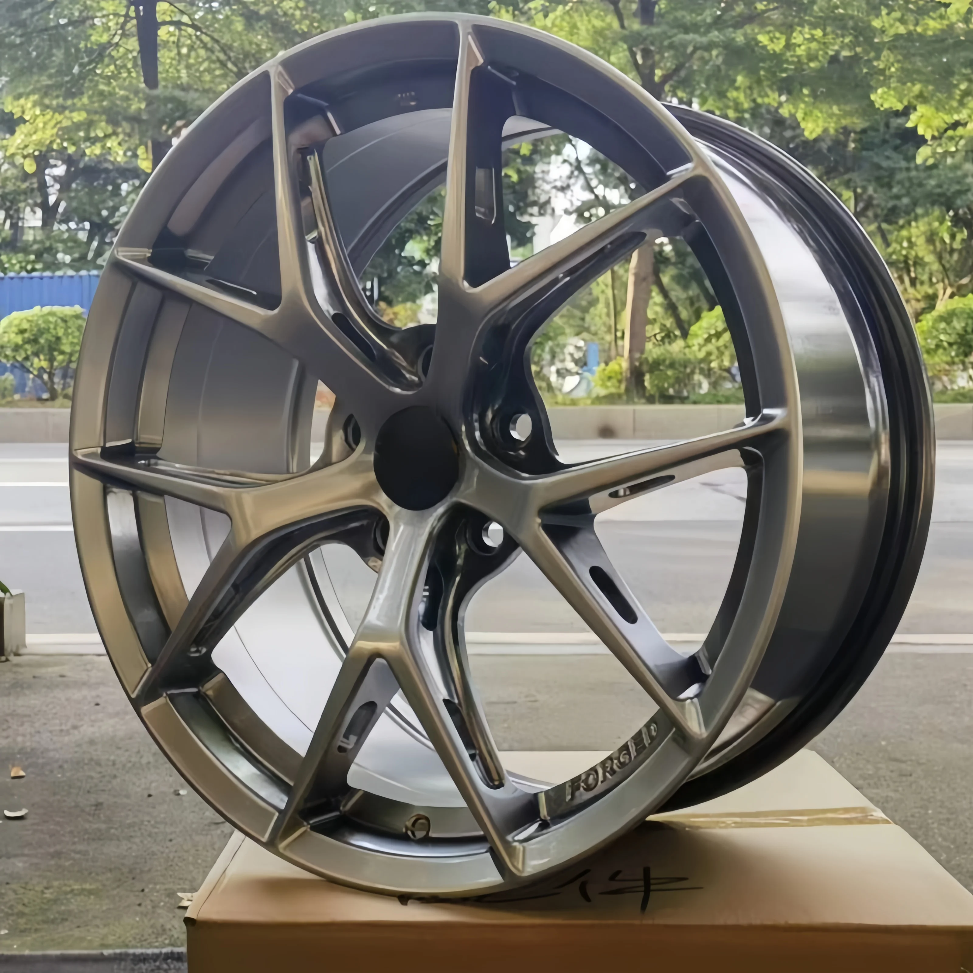 18 19 20 Inch PCD 5X114.3 5X112 5X120 Split Alloy Wheel Covers Modified Rims