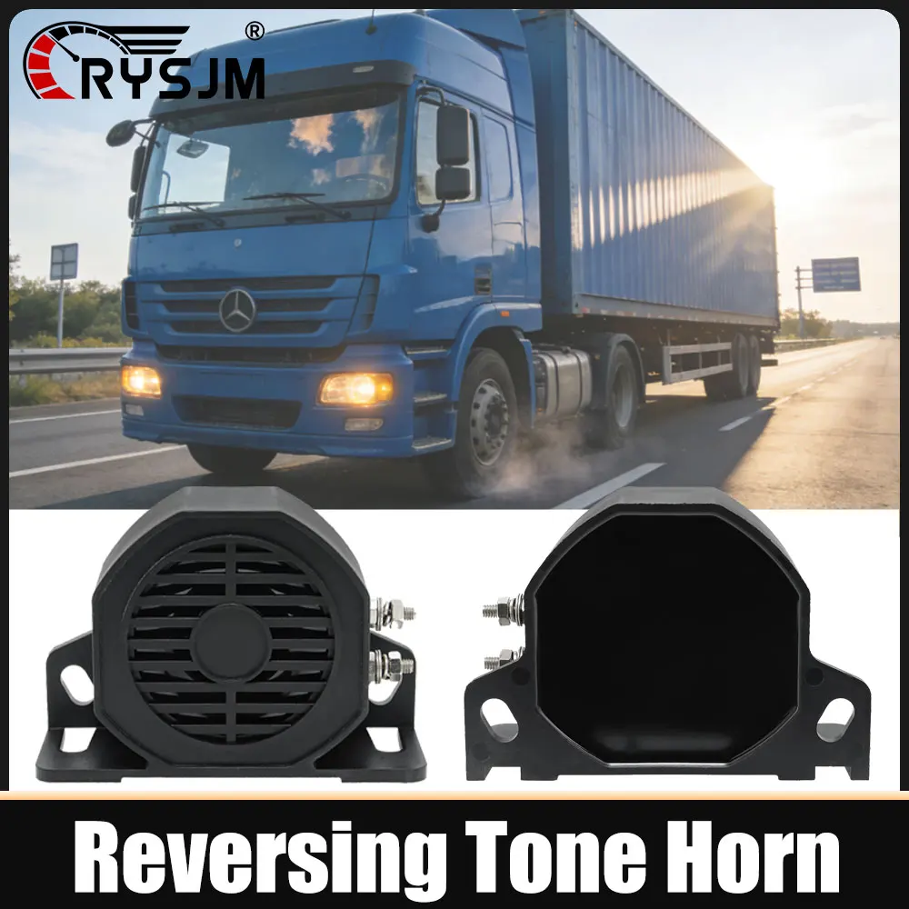 

Aloud Car Truck Reversing Tone Horn Beeper Buzzer Alarm Siren Speaker 12V 15W Car Horn Reverse Alarm Waterproof Car Reverse Horn