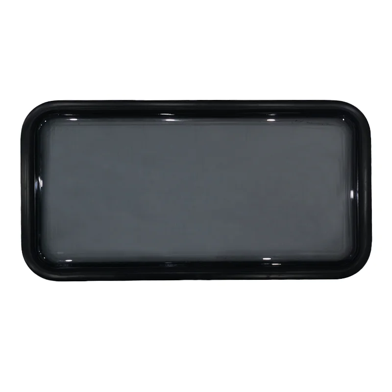 700x400mm Recreational Vehicle Rv Side Window Acrylic Glass Window with Aluminum Outer Frame and ABS Inner Frame for Trailers