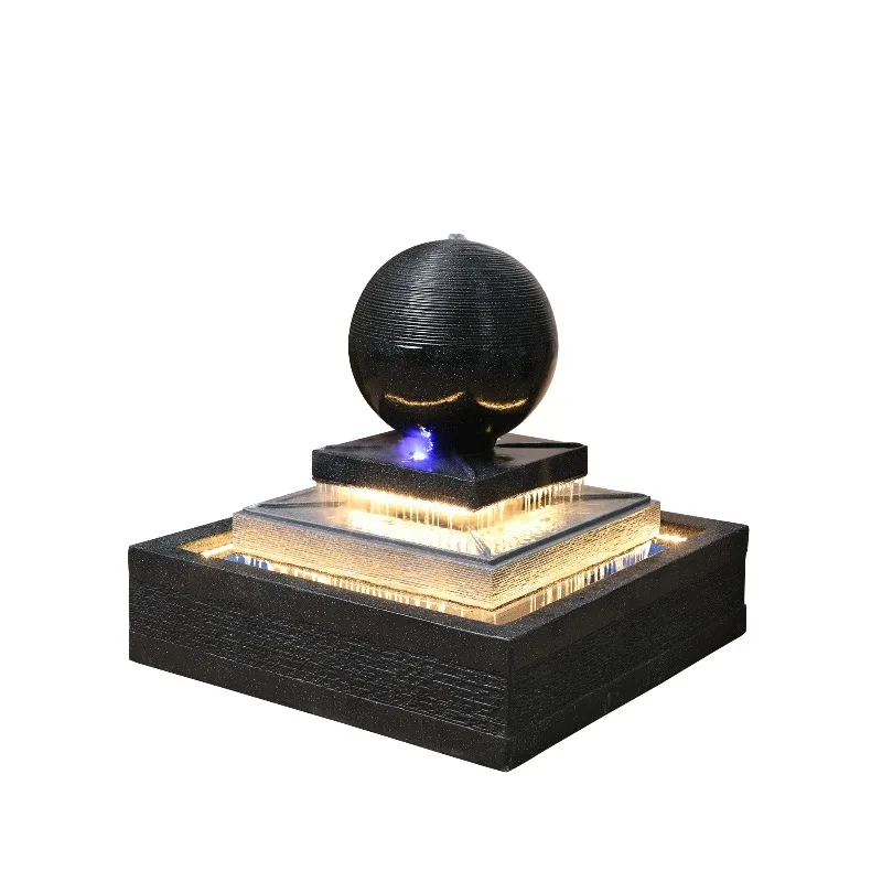 Creative Indoor Water Feature Courtyard Fish Pond European-style Villa Spherical Hotel Outdoor Ground Decoration