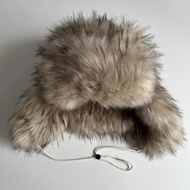 Winter Warm Trapper Hat with Thick Ear Flaps - Windproof Fur Cap for Men & Women, Cold Weather Snowproof Ear Protection