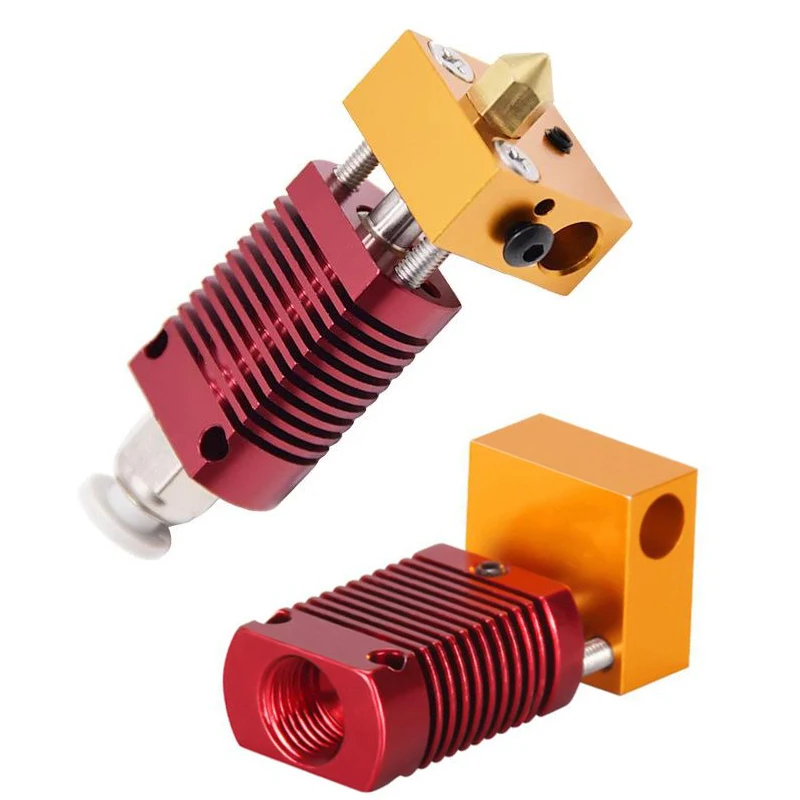 

1Piece 3D Printer Accessriers CR10 Hotend Extruder Kit Heat Block Nozzle Heater Thermistor For CR10s Ender3 V2 Ender 5