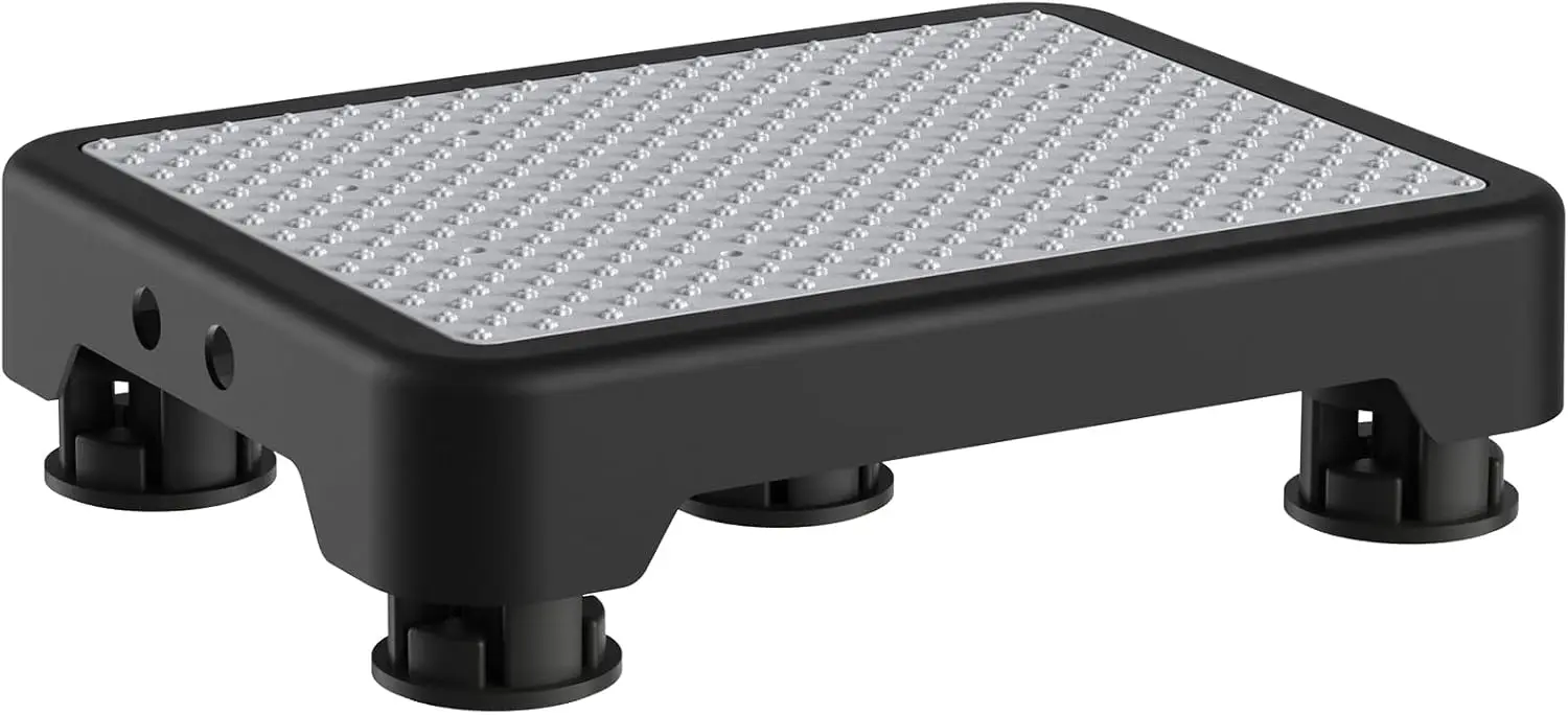 

One Step Stools for Adults, Portable Safety Step Platform for Seniors Small Plastic Bedside Step Stool Mobility Wide Step Sto