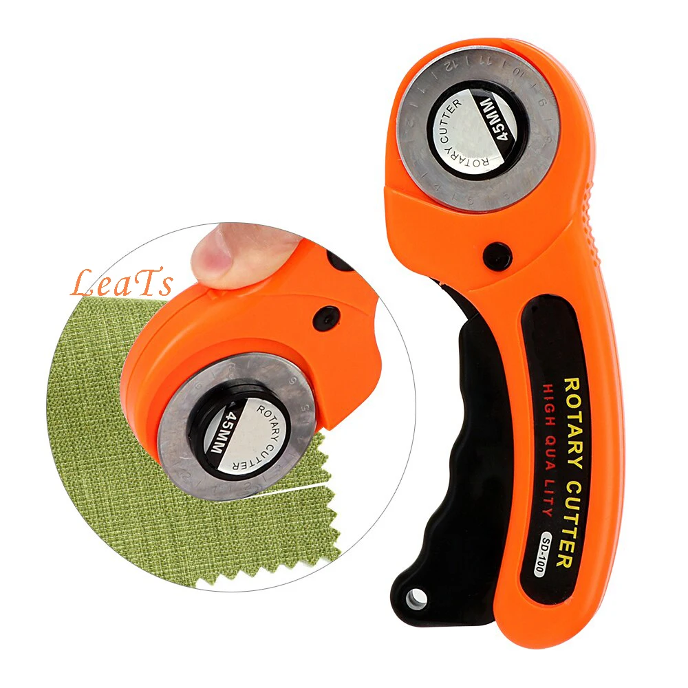 Rotary Cutter For Fabric Card Paper Sewing Quilting Roller Cutting Knife Tailor Scissors Dress Leather Clothes Making DIY Tool