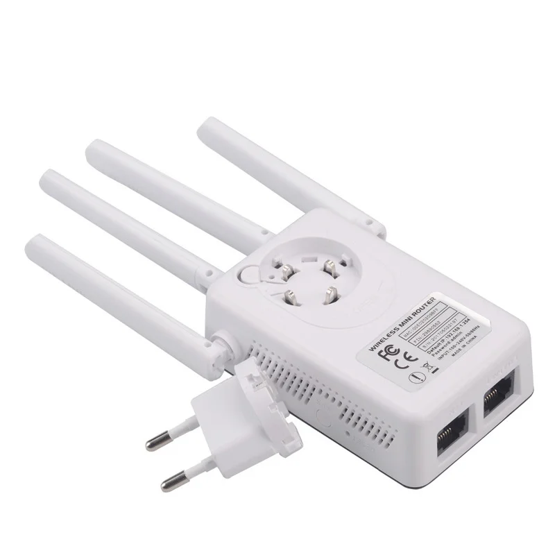 Original Wireless Wifi Repeater 300Mbps Universal Long Range Router With 4 Antennas AP/Router/Repeater 3in1 Mode