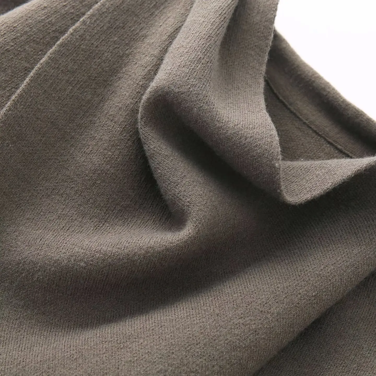 معطف قصير محبوك مع وشاح - ملابس خارجية نسائية أنيقة غير رسمية |   ZA بيع سريع