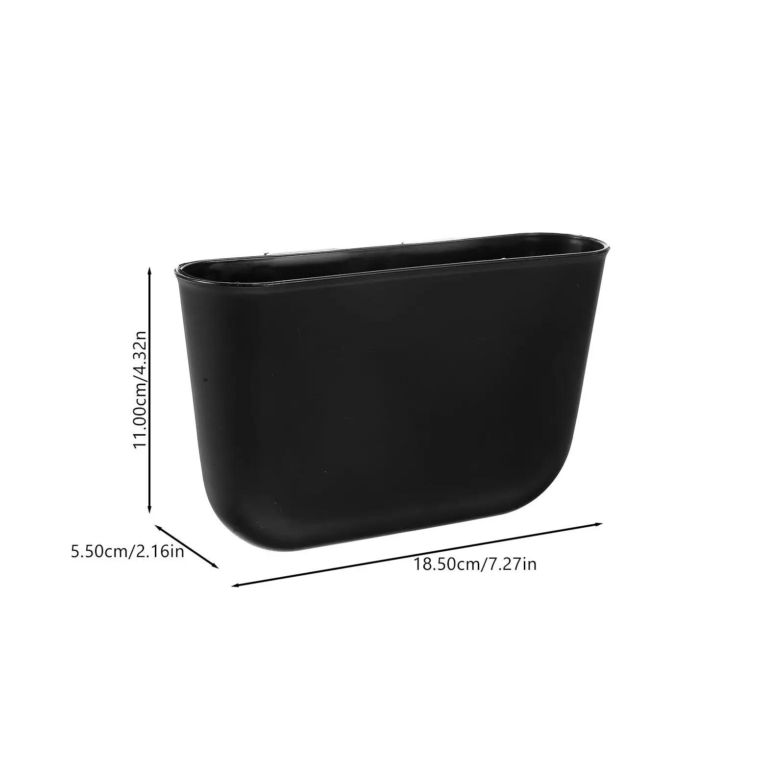 2Pcs Car Trash Can Plastic Vehicle Trash Container with Hanging Design for Cars Multifunctional Small Garbage Bin Aesthetic Auto