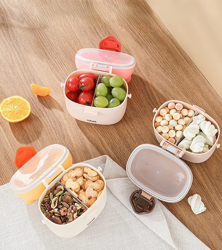 BBET-caja de almacenamiento de alimentos para bebés, contenedor de alimentación infantil, almacenamiento de aperitivos para niños pequeños, caja