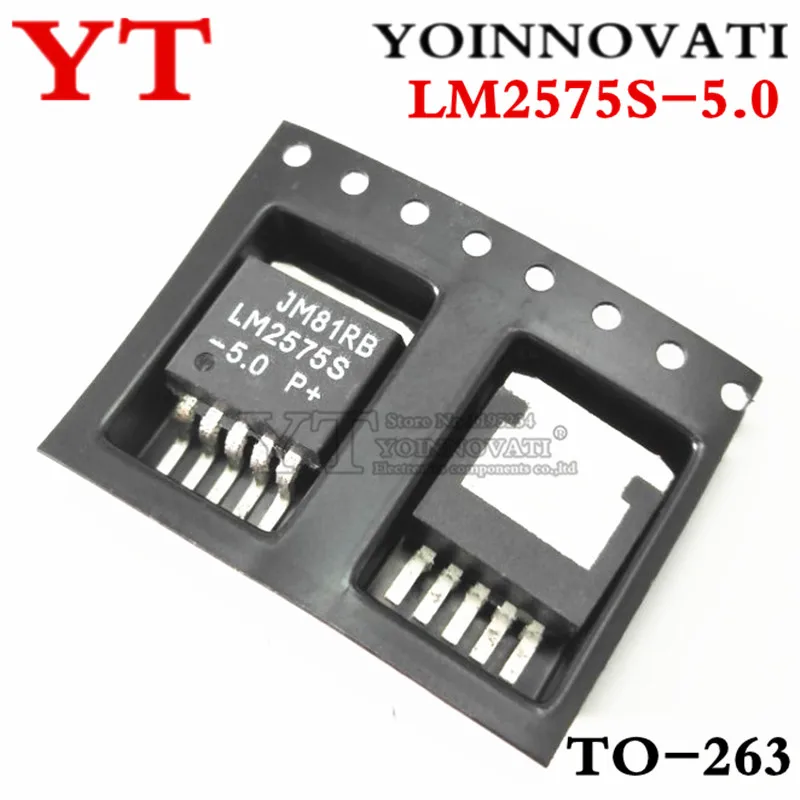 10pcs LM2575S-5.0 TO-263 LM2575 TO263-5 LM2575-5 LM2575S TO-263-5