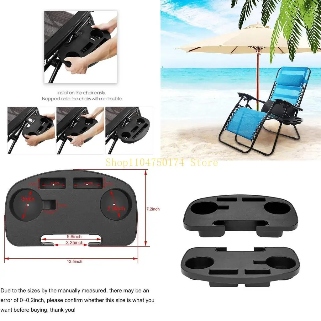 2 Pack Upgraded Version Cup Holder Zero-Gravity Chair Cup Holder Universal top sale