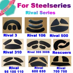 1Set Muis Skate untuk Steelseries Rival 3 700 710 600 650 500 310 300 300S 95 Penyelamat Optik 0.6Mm Muis Gaming Nirkabel