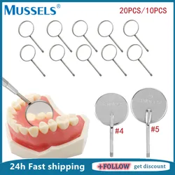 Stomatologiczne lusterko do ust Odbłyśnik ze stali nierdzewnej Zwykła powierzchnia Egzamin higiena jamy ustnej Instrument dentystyczny Zęby Odontologia Zestaw narzędzi