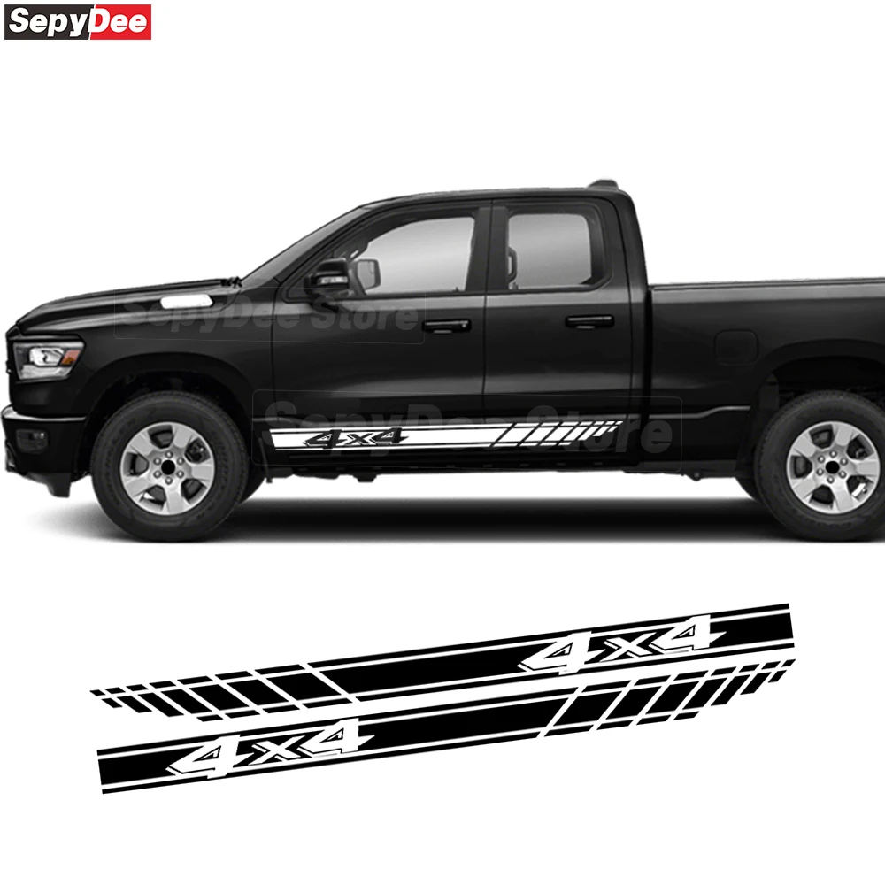 2-pezzi-adesivi-grafici-4x4-per-minigonne-laterali-auto-dodge-ram-strisce-lunghe-decorative-in-vinile-per-carrozzeria-decalcomania-da-corsa