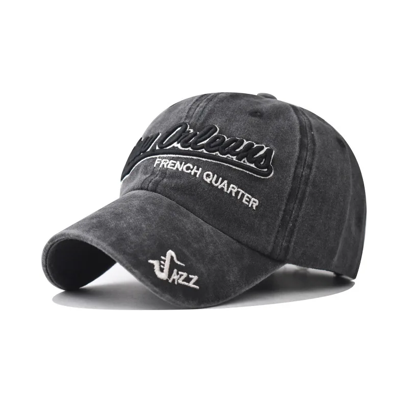 

Unisex Classic Vintage Washed Cotton Cap Letter Embroidery Baseball Cap Men & Women Outdoor Sports Dad Fishing Hats