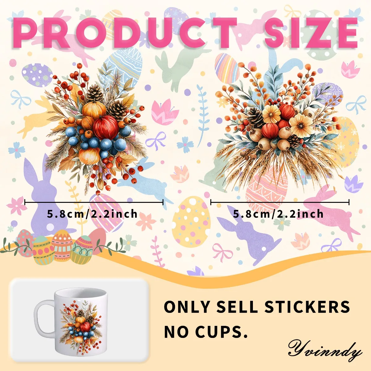UV DTF Transfer Sheets, Mark Cup Wraps, 12 Pieces Withered Flower Patterns Random Designs UV DTF Transfer Paper Waterproof