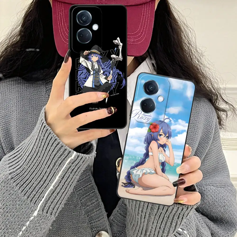

Mushoku Tensei Roxy Mobile Phone Case for OPPO Reno 14 13 12 11 10 9 8 7 6 5 F T Pro 5G Colorful Printing Cover Cover Luxury
