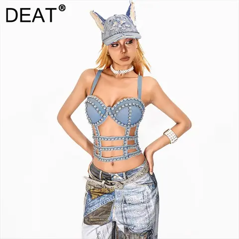 12 best sales denimkorsett - №5