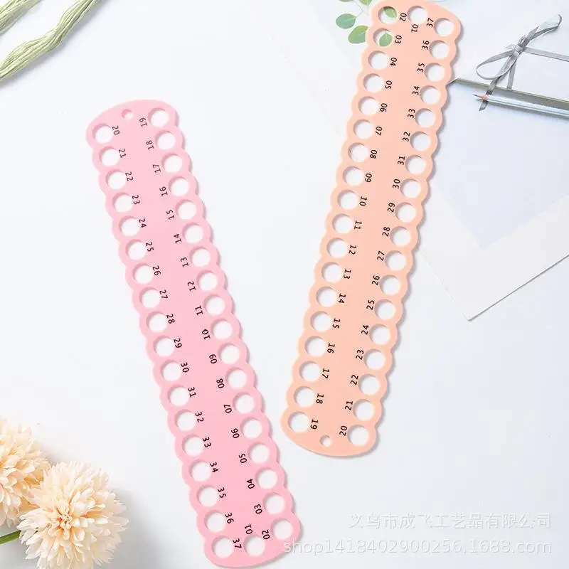 Embroidery Floss Organizer Craft Storage Holder 37-Hole Embroidery Thread Organizer PC Winding Board For DIY Sewing Storage