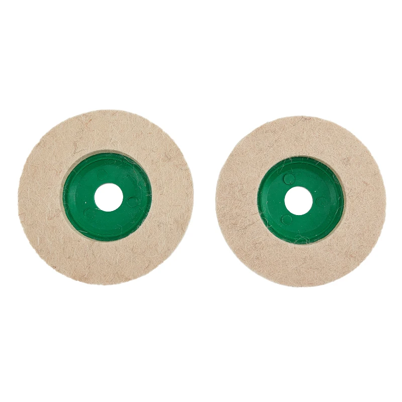 Almohadillas de pulido de rueda de pulido de lana, disco de pulido de fieltro de rueda de amoladora angular de 100x8mm para Metal, mármol, vidrio y cerámica, 1 pieza