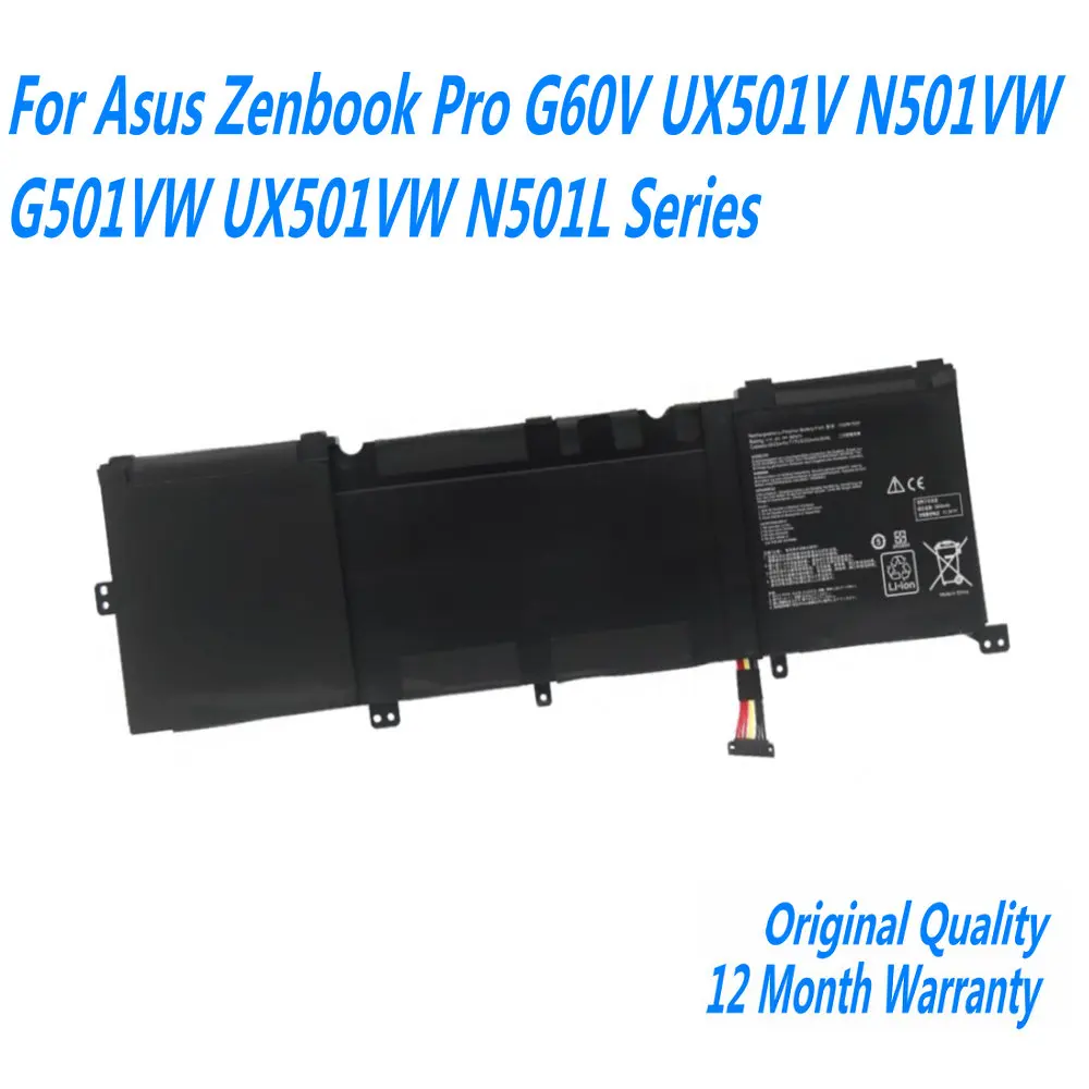 

New 11.4V 96WH C32N1523 Laptop Battery Asus Zenbook Pro G60V UX501V N501VW G501VW UX501VW N501L Series