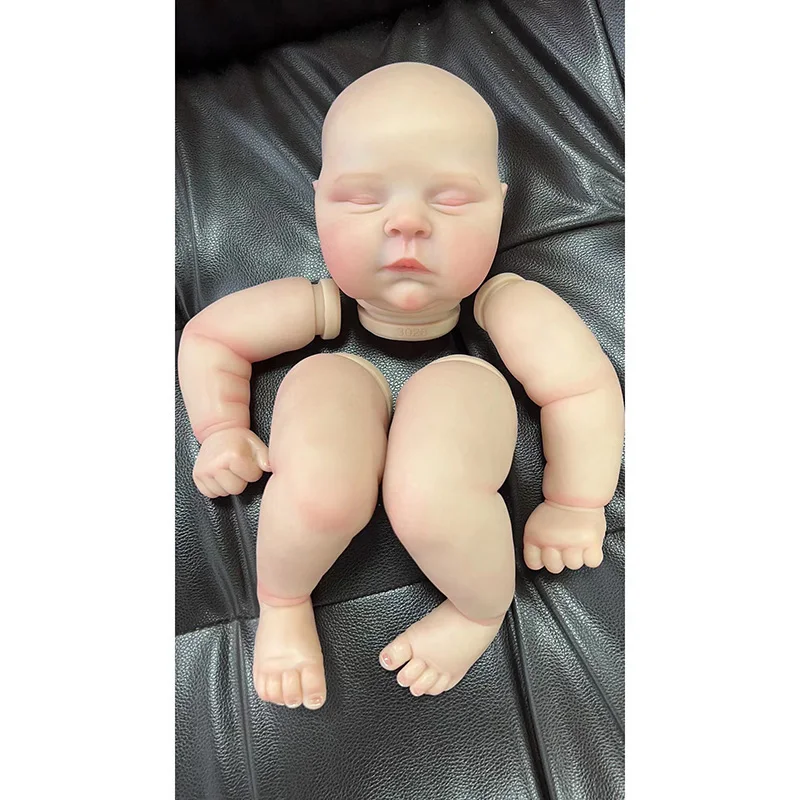 21Inch Reborn Doll Kit Peaches Soft Touch Fresh Color High Quality 100%Hand-Made Painted Unassembled Kit Toys for Children