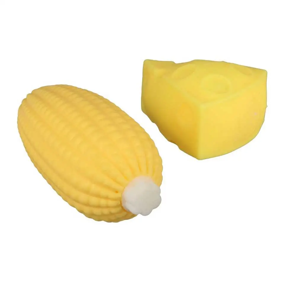 Vent Toys Sensory Toys Cheese Squeeze Toy Comfortable Touch Flexible Material Slow Rebound Stress Relief Toys Corn Durable Party