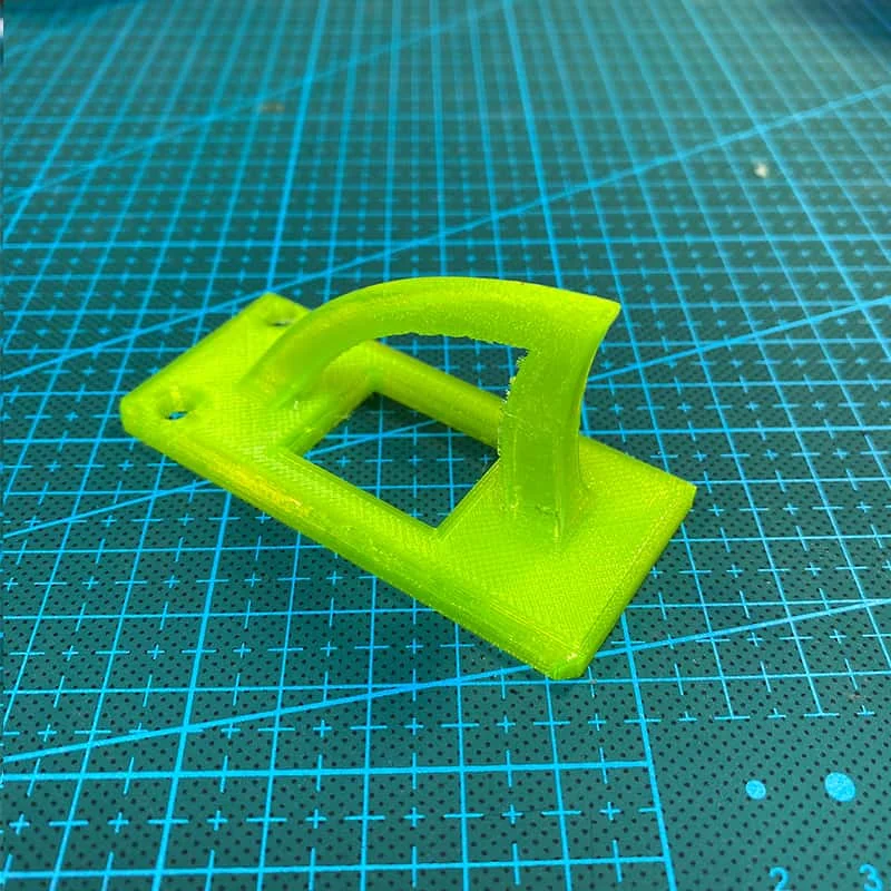 3D Printed Part Shark Fin Anti-turtle Frame Anti-Turtle Mode FPV Vehicle Part for Anti-collision Impact Protection Battery