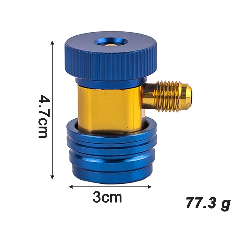 Kit de herramientas para coche, manómetro de presión de aire acondicionado, adaptador de manguera R22, R-410A, R-134a, refrigerante, 1 caja