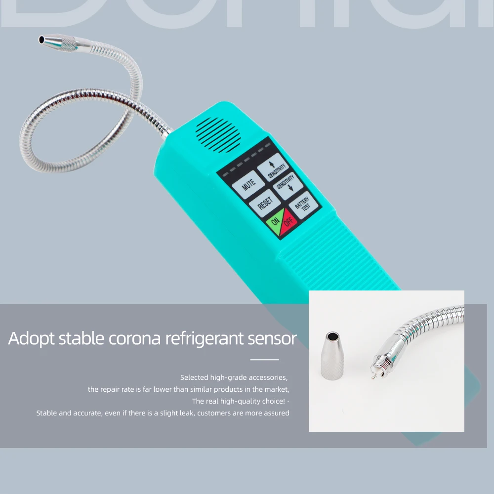 Imagem -04 - Freon Gás Leak Detector Monitor Analisador de Halogênio Refrigerante ar Condicionado Tester Vazamento de Hvac Halogênio Hld100 +