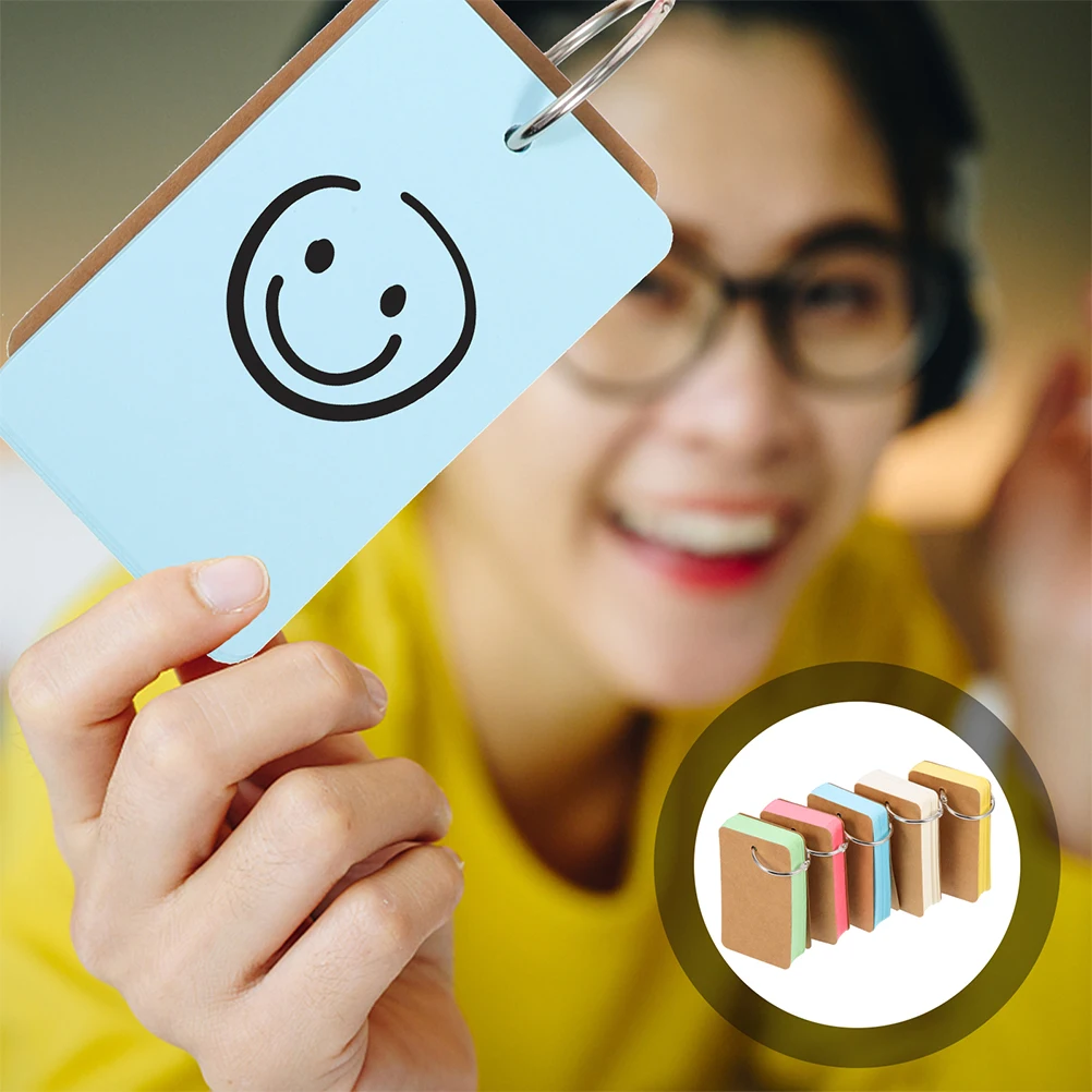 

10 Pcs Note Pads English Word Card Small Blank Cards Paper Study Graffiti Flashcards for Studying Nurse