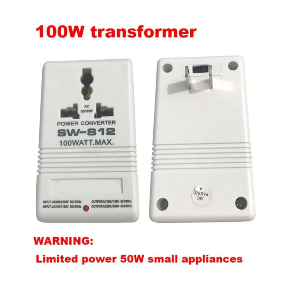 Transformers Power Converter AC117V-AC230V Or Down Transformer Voltage Converter 120V To 220V 240V 55Hz--60Hz 100W