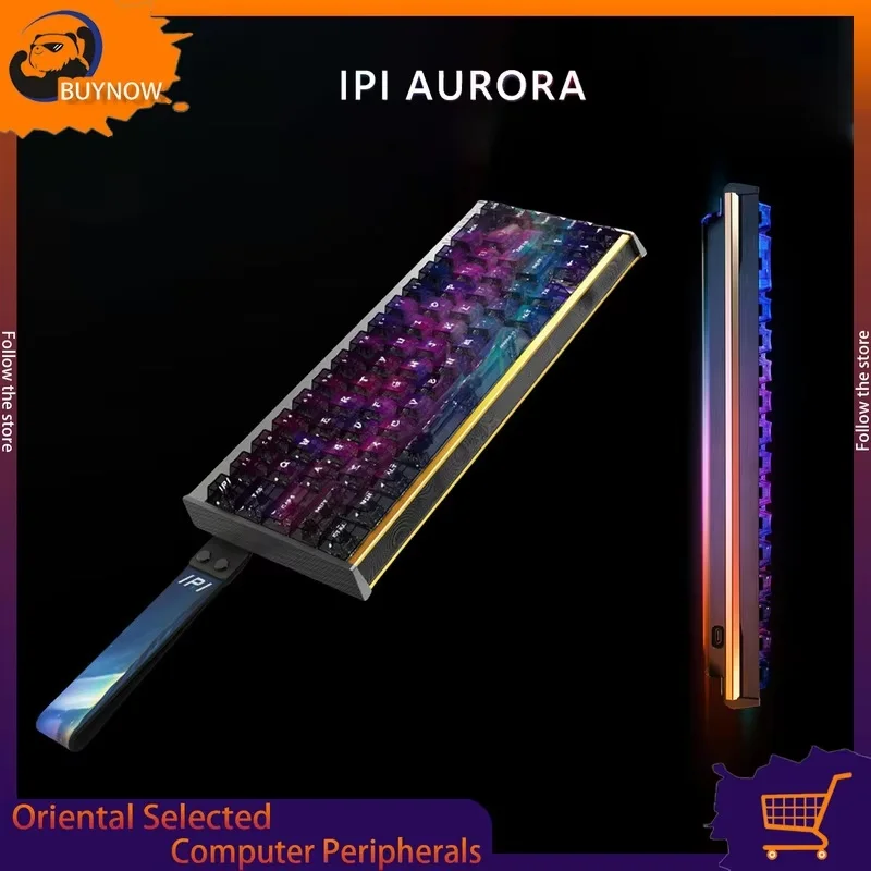 

Для Bold Tkl87 Attack Shark X68 HE ZORNHER ZH980 IPI AURORA 65, механическая клавиатура с драгоценными камнями, беспроводная связь 2,4G, Bluetooth, по индивидуальному заказу