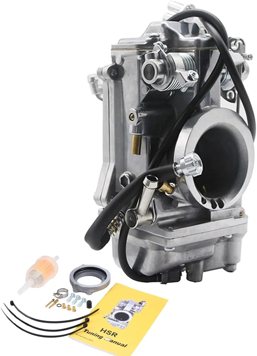 HSR42 42MM Carburetor for Evo Evolution Twin Cam Road King Sportster 883 1200 Electra Road Super Tour Wide Glide Softail Dyna TM