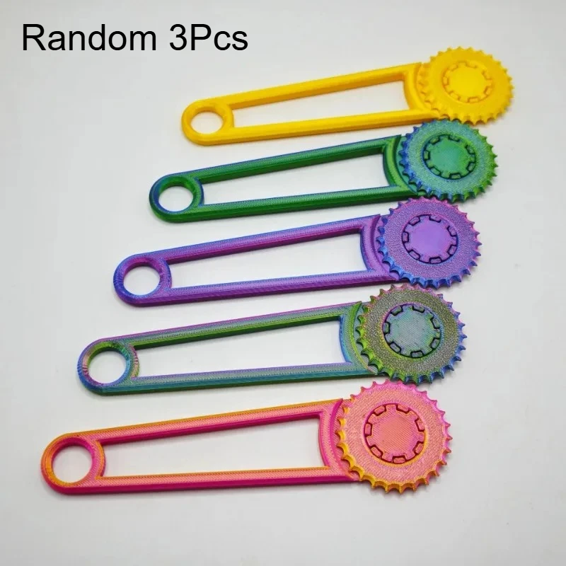 Random 3Pcs 3D Printing Multicolor Cardboard Perforator Tool Portable Manual Punching Cutter Packaging Accessories