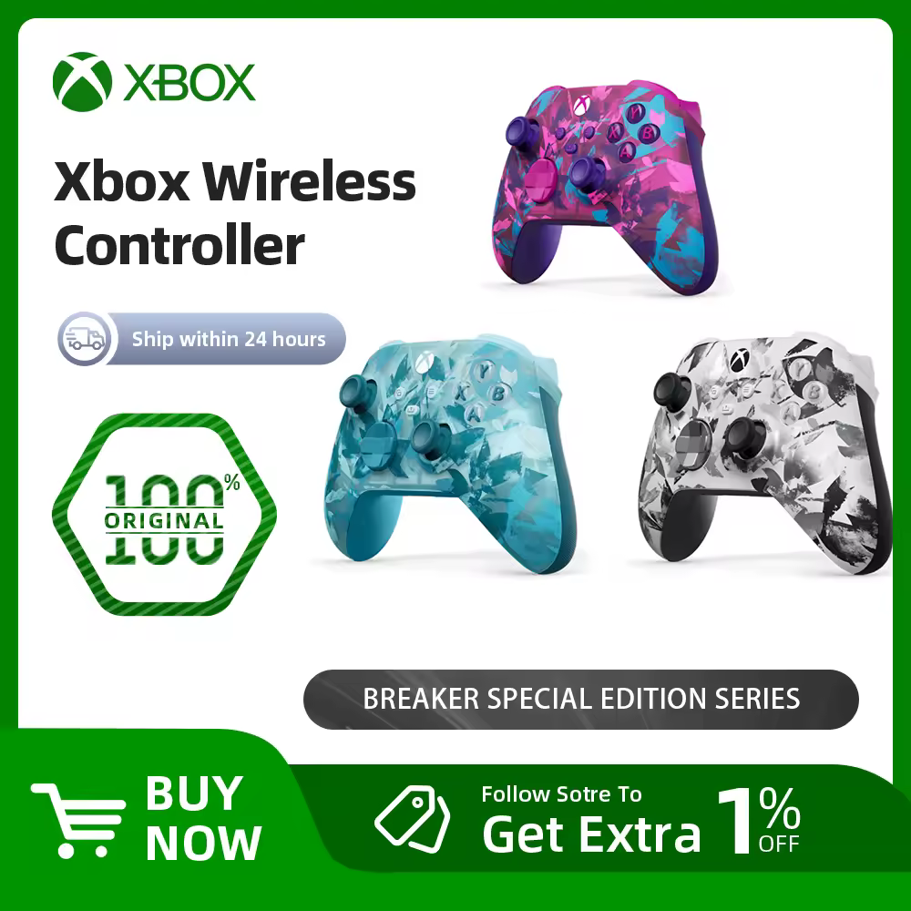 Série de edição especial do disjuntor do controlador sem fio do Microsoft Xbox - para Xbox Series X S, Xbox One e Windows 10