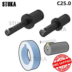 Stuka C25.0 Keyway Broaching Inserts Tool Holder for CNC Machining to cut blind internal keyway Slotting Groove spline shaft