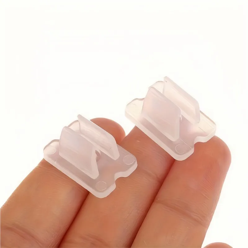 LED Strip Mounting Clips 22 pcs, Invisible Self-Adhesive, for Living Room and Bedroom Ambient Lighting