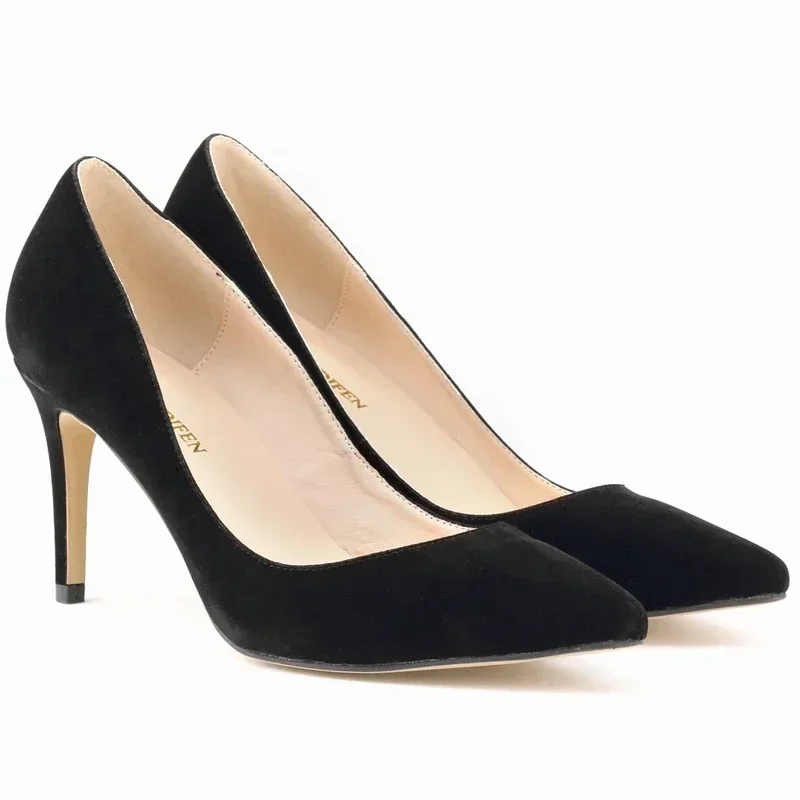 High Heels Pumps Women\'s Sexy 8cm Ponited Toes Fashion Office Stilettos Party Red Wedding Shoes Female Comfort Women Party Shoes