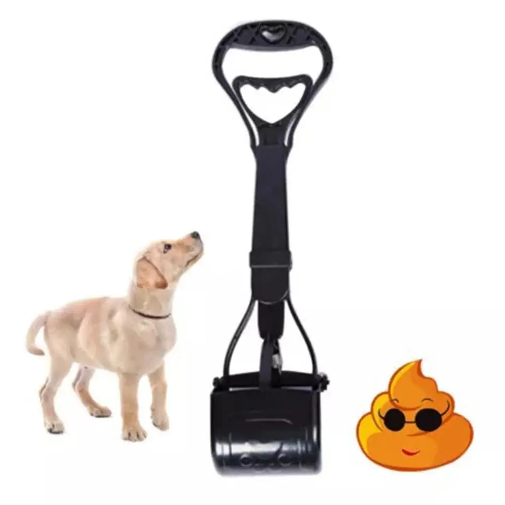 Pet Poop Scoop Clean Waste Long Handle Dog Picker Scooper Cleaning Pets Portable Foldable Supplies Tools Pooper Y4h9