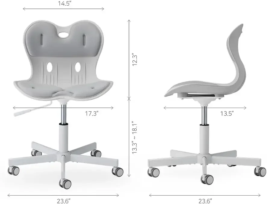 Chair, Posture Correct, Office , Dining Chair, Living Room , Reading, Studying, Lumbar Support, Ergonomic, Height