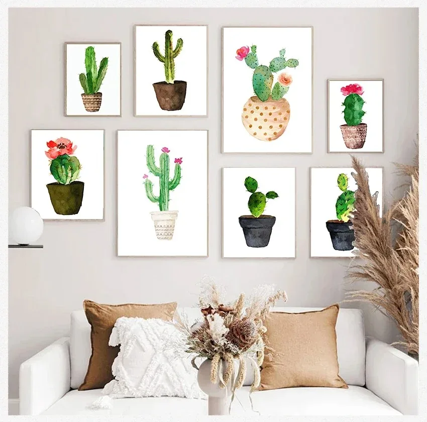 Скандинавский минималистичный настенный постер в классическом стиле, водостойкая картина с чернилами, спрайт